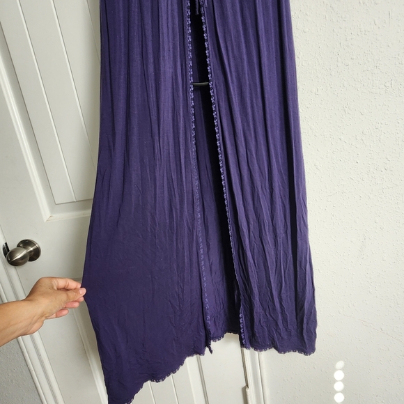 Savage X Fenty Navy Blue Lace Maxi Size Large - Picture 6 of 6